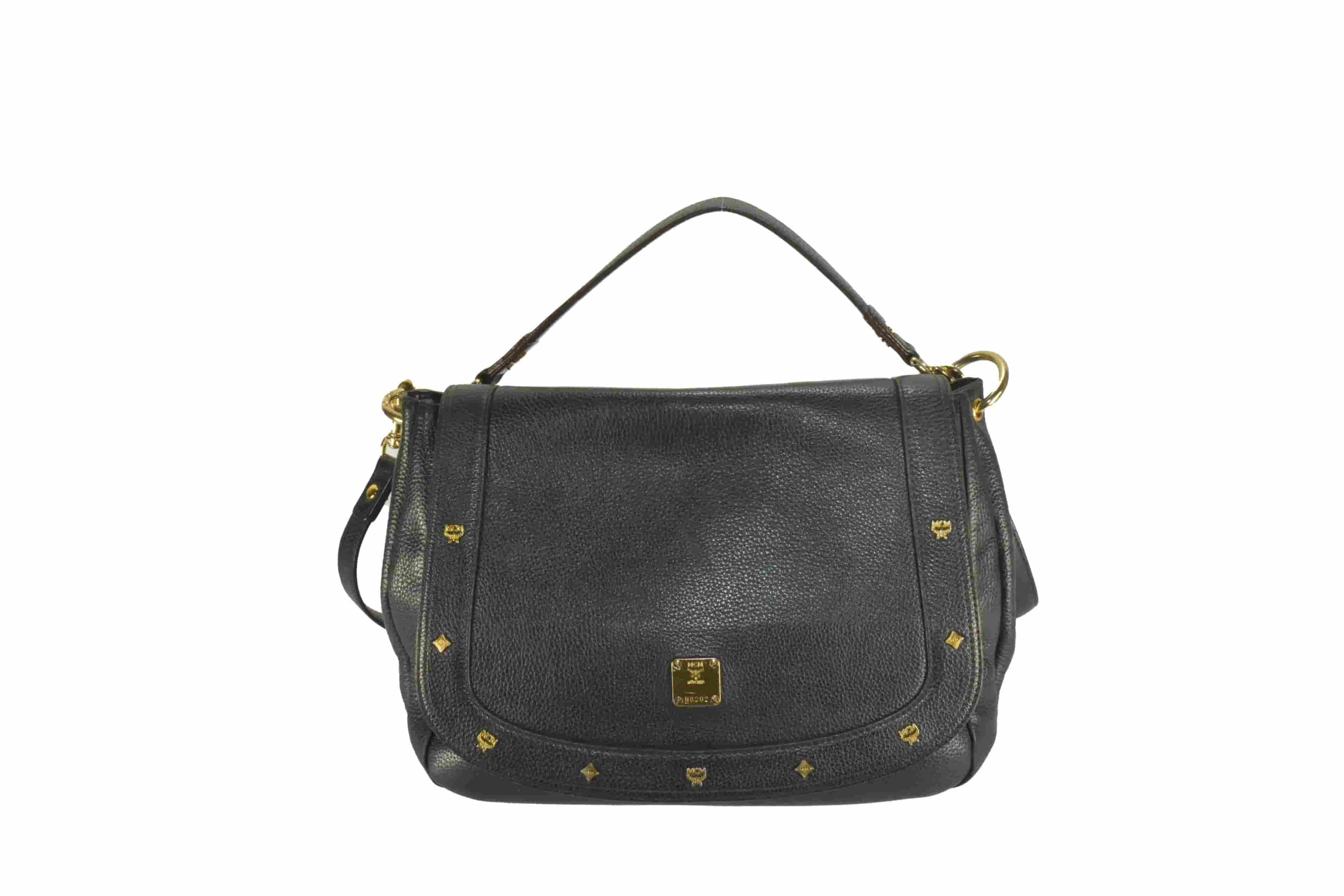 ✅MCM  UMHÄNGETASCHE SCHULTERTASCHE CROSSBODY SCHWARZ 2762