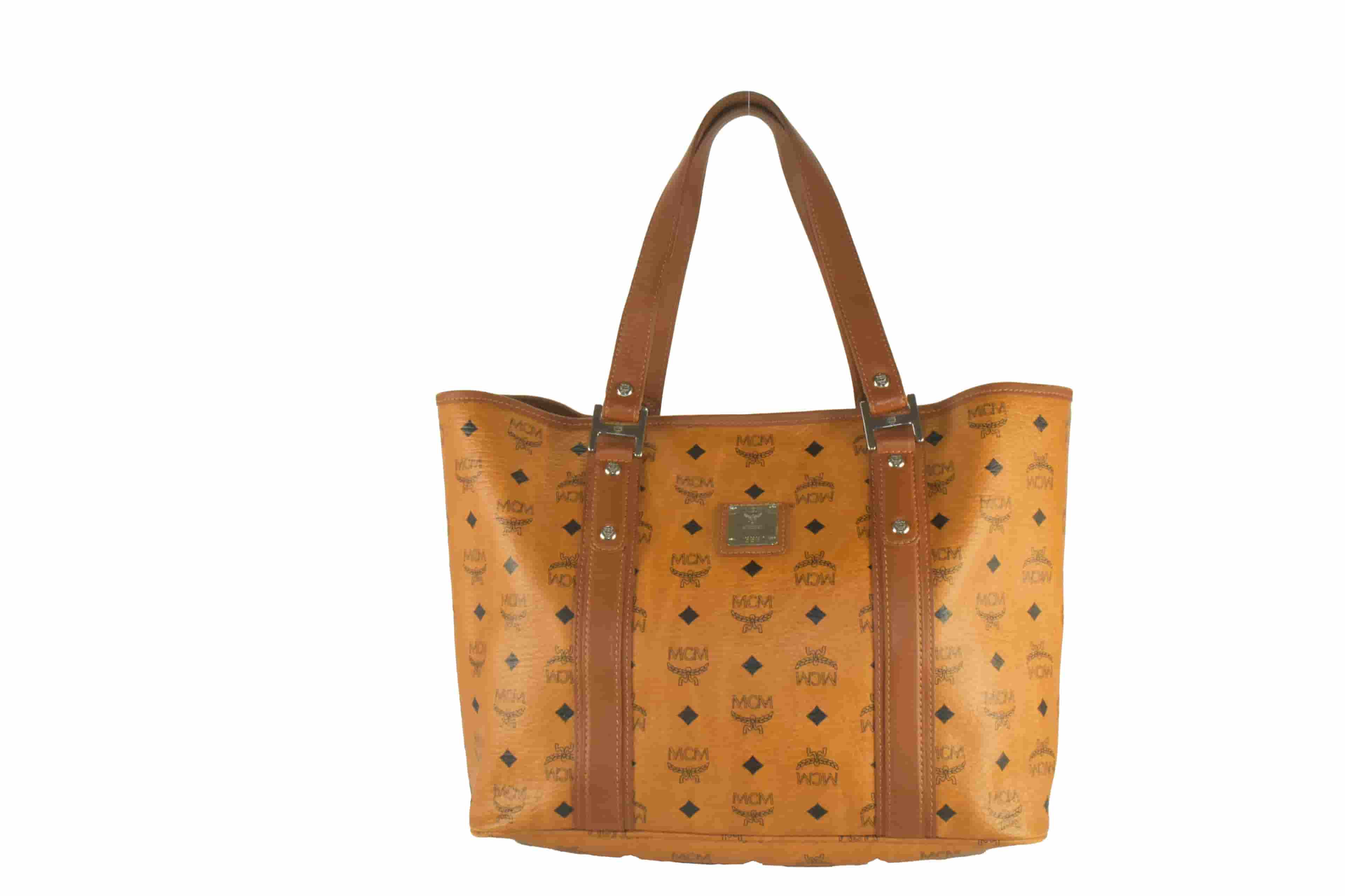 MCM SHOPPER MEDIUM vintmarket.de VISETOS TASCHE COGNAC 3590