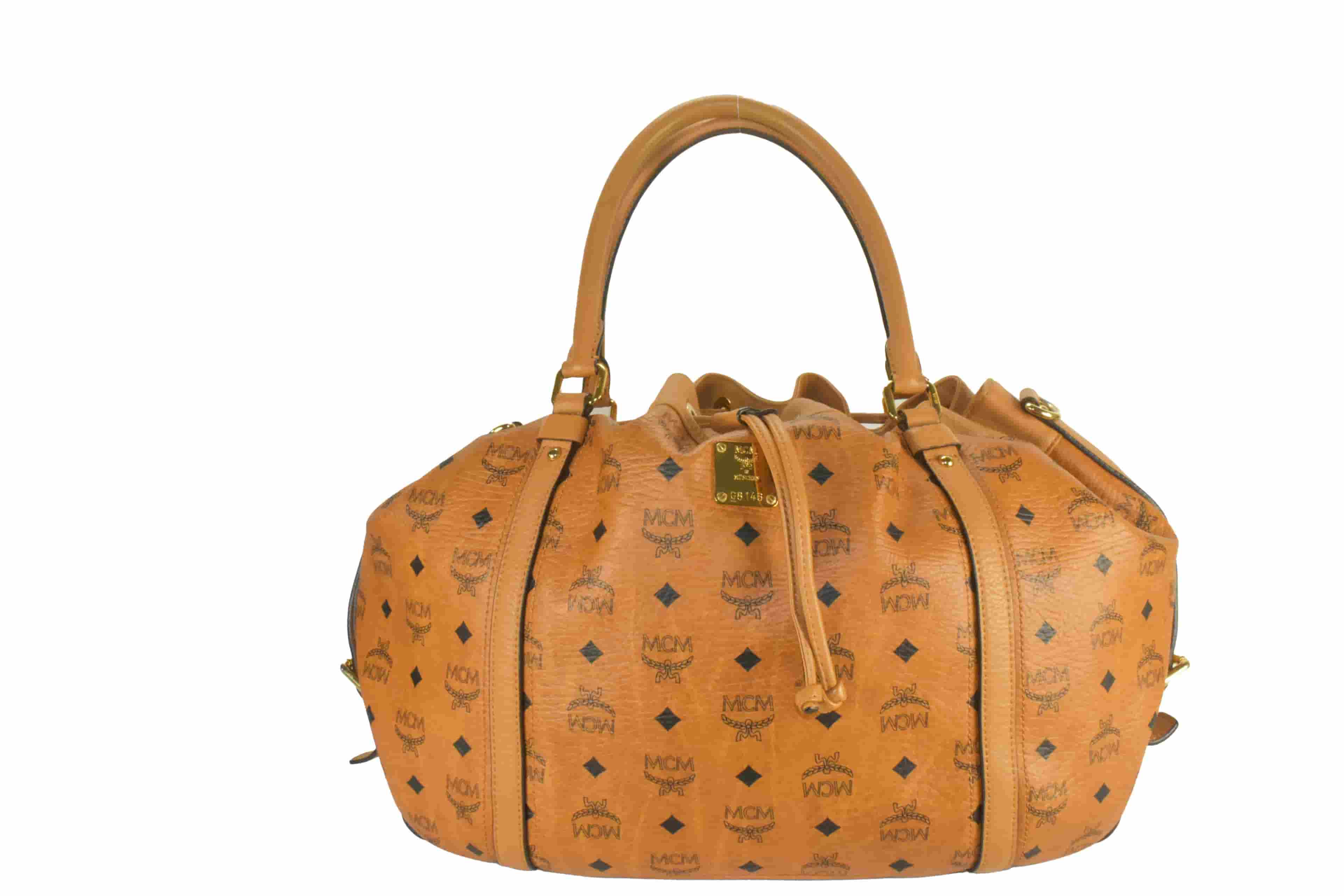 MCM SCHULTERTASCHE vintmarket.de CROSSBODY COGNAC 3605