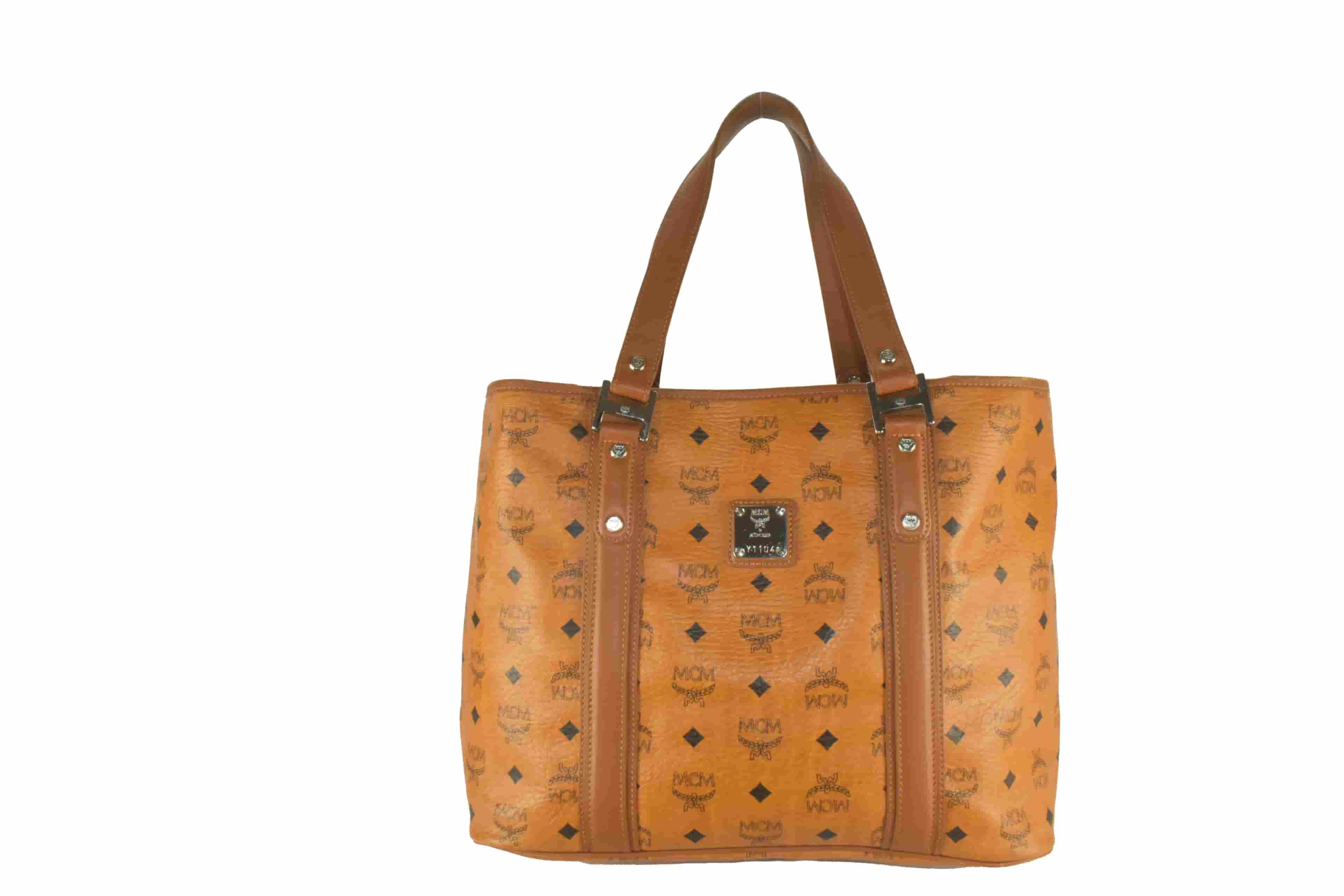 MCM SHOPPER MEDIUM vintmarket.de SCHULTERTASCHE COGNAC 3651