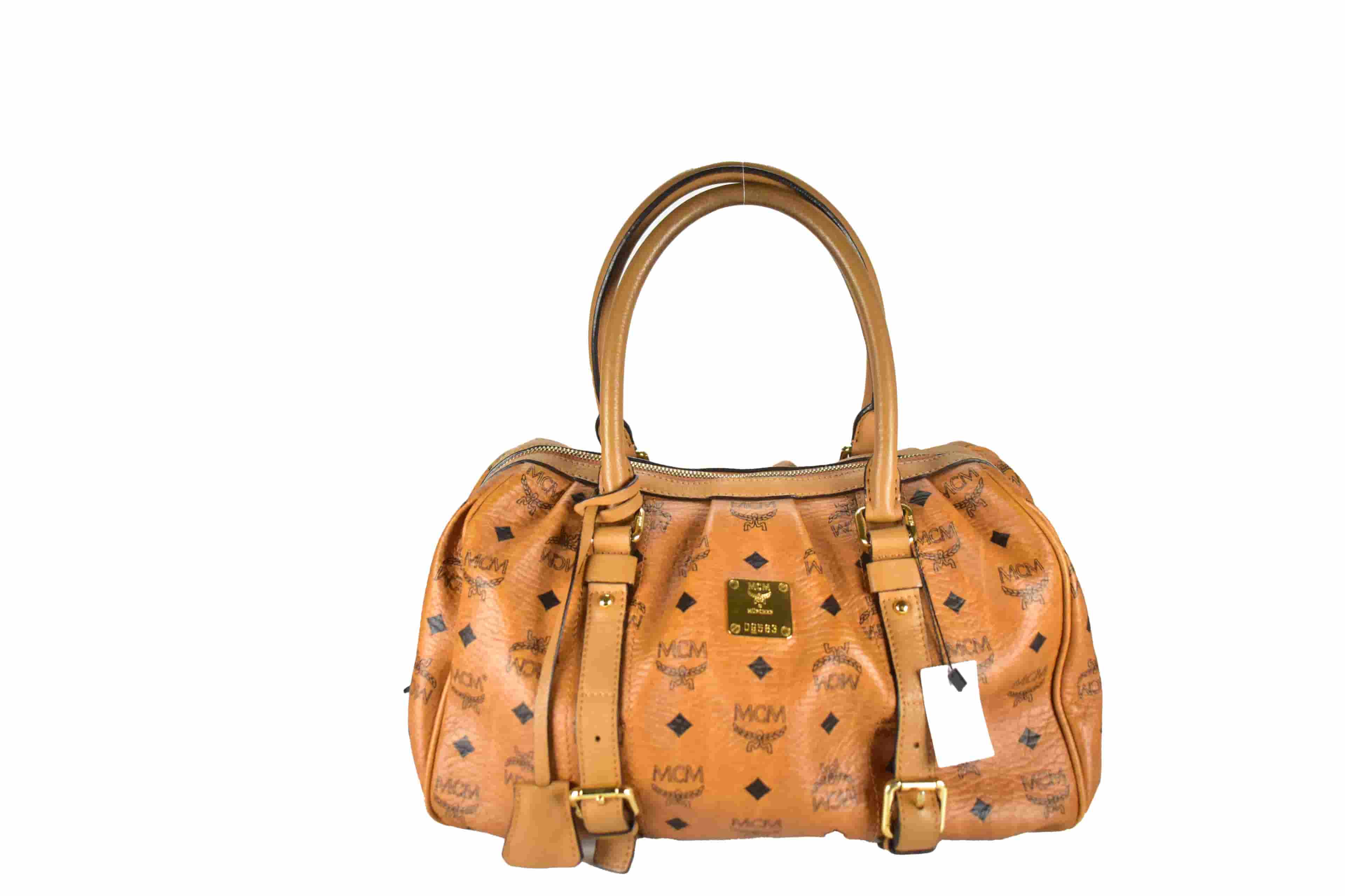 ✅MCM SCHULTERTASCHE vintmarket.de LEDERTASCHE COGNAC LEDER 1955