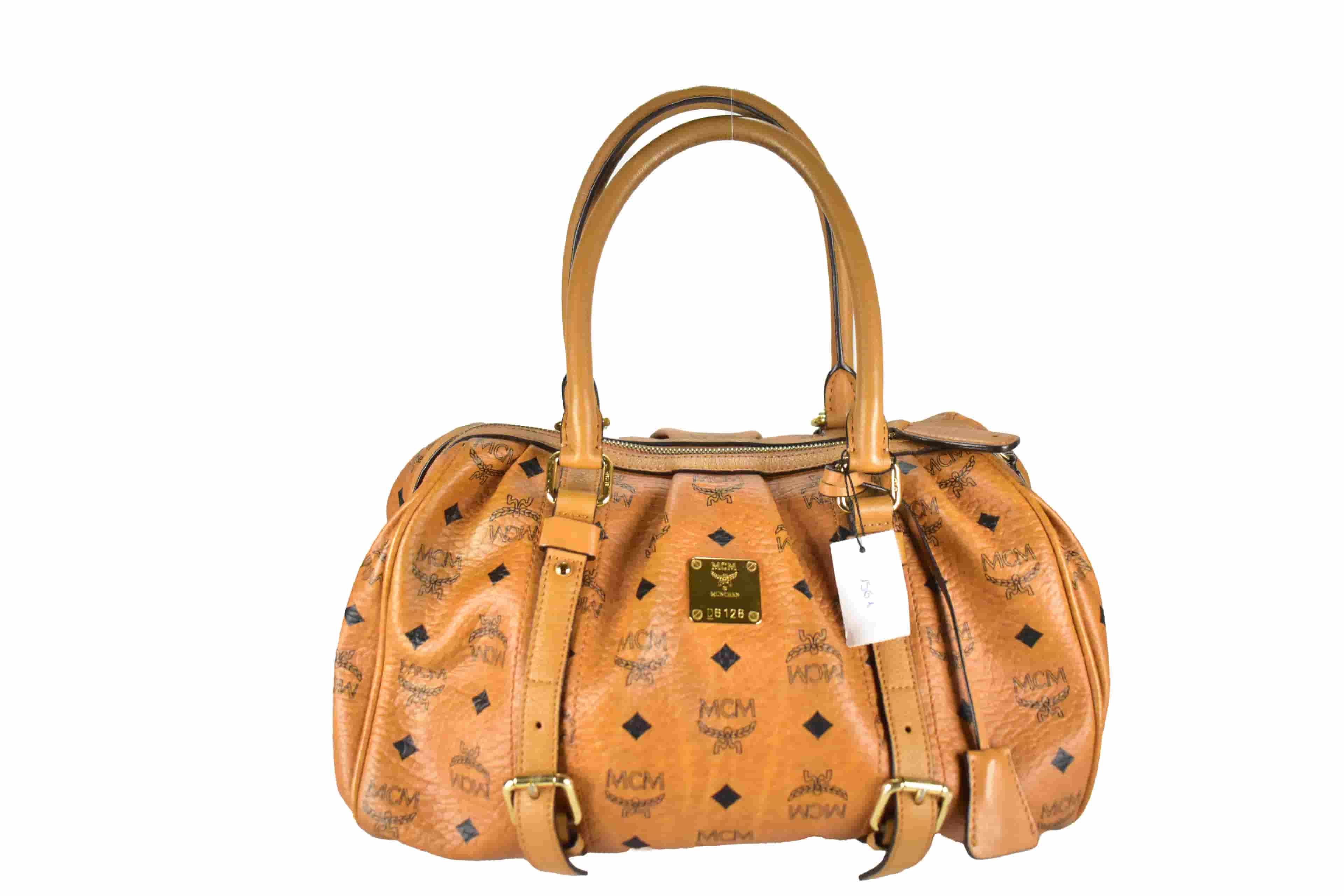 ✅MCM TASCHE SCHULTERTASCHE vintmarket.de COGNAC 1961