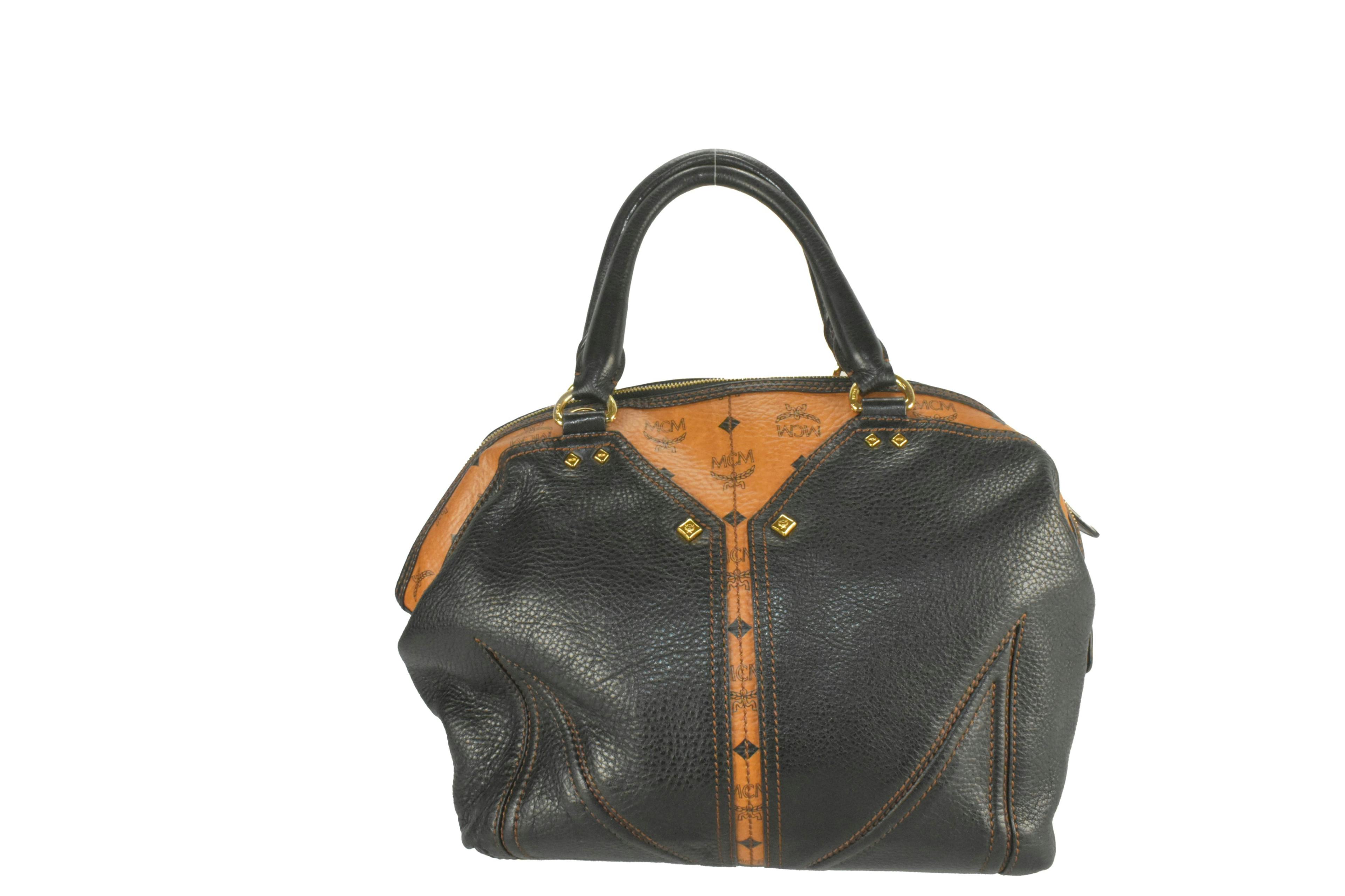 ✅MCM HANDTASCHE vintmarket.de SCHULTERTASCHE COGNAC 3607