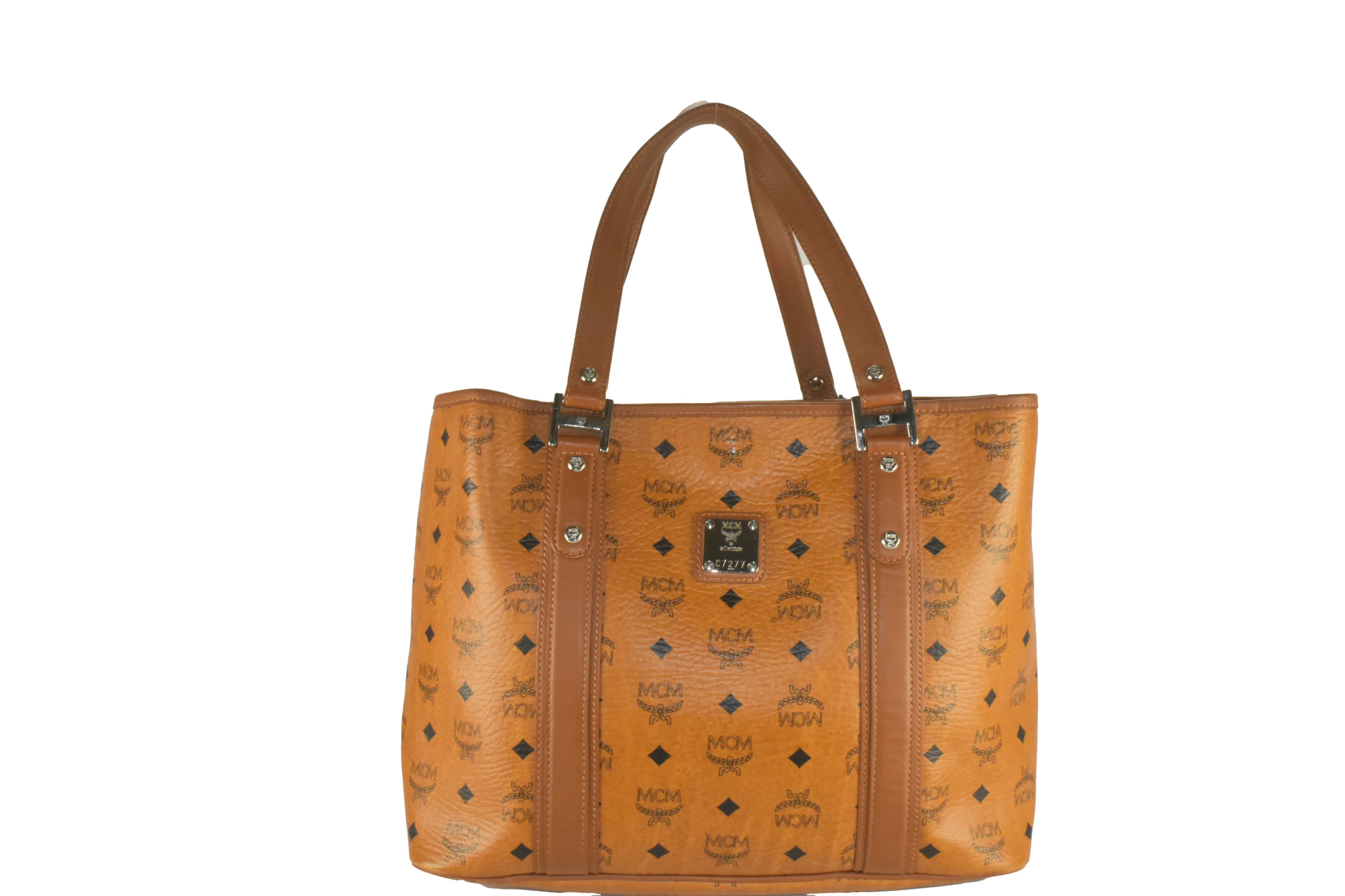 MCM SHOPPER MEDIUM vintmarket.de SCHULTERTASCHE COGNAC 3650