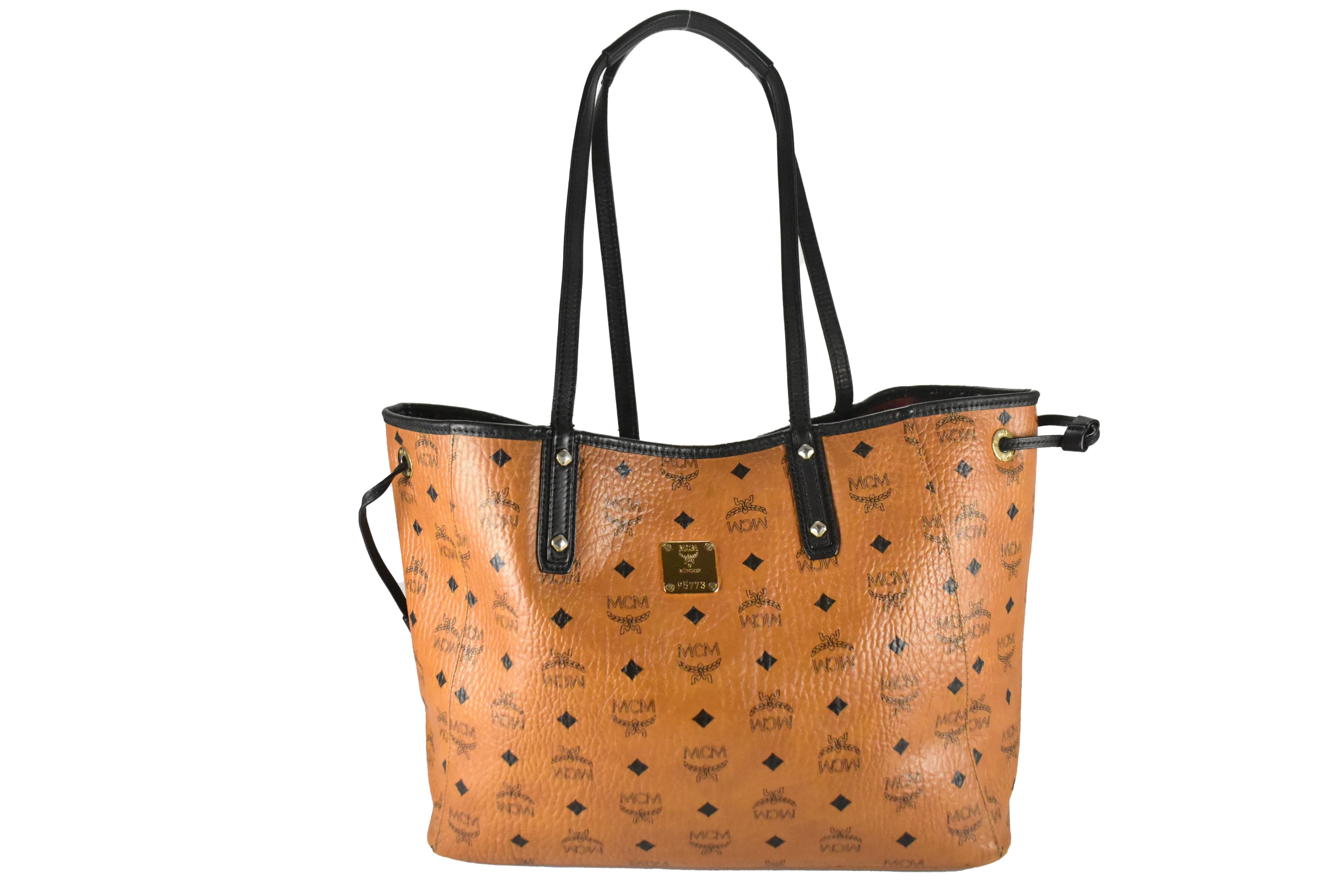 ✅MCM TASCHE WENDESHOPPER vintmarket.de SHOPPER COGNAC LIZ 3679