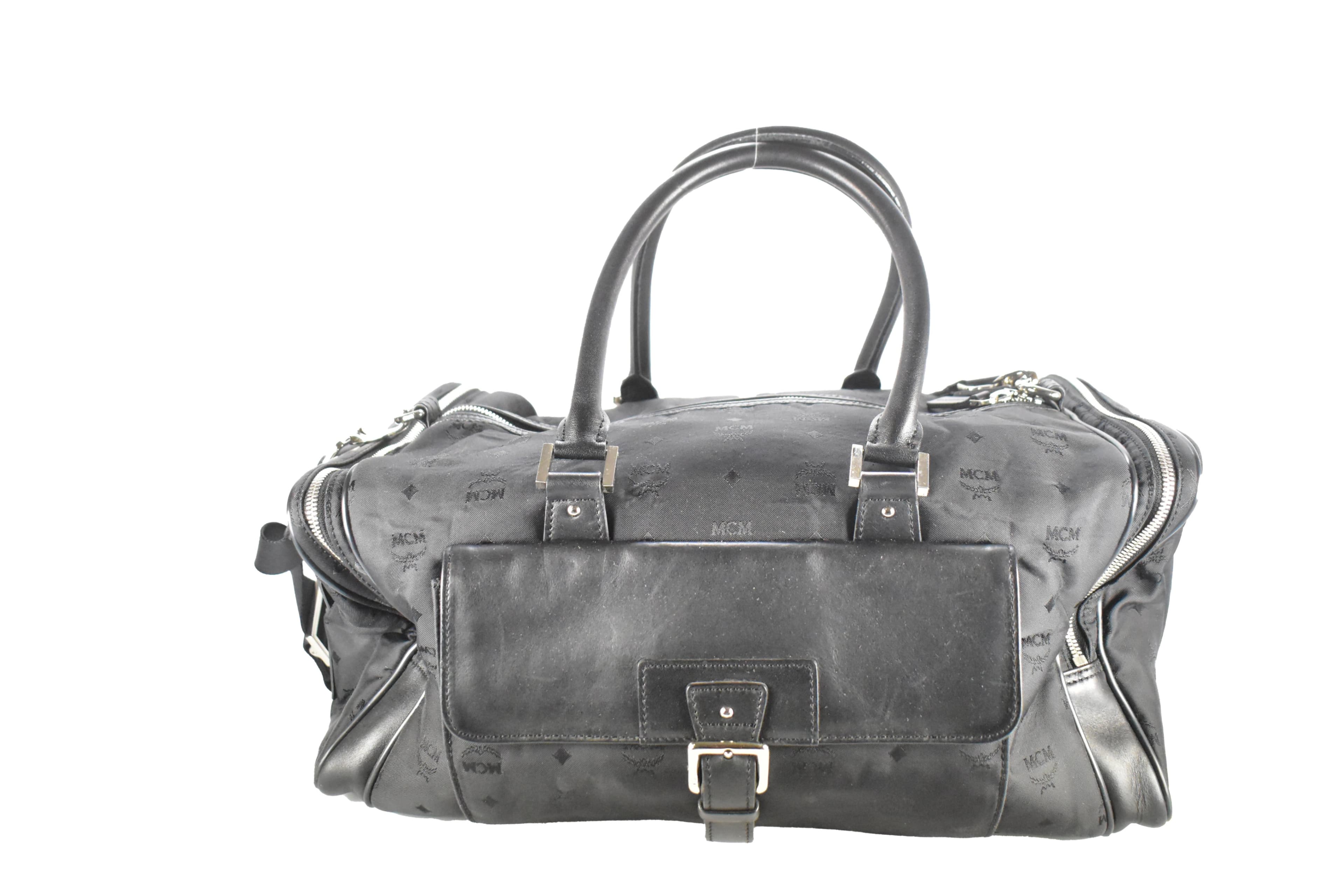 MCM TASCHE WEEKENDER REISETASCHE vintmarket.de SCHWARZ 3741