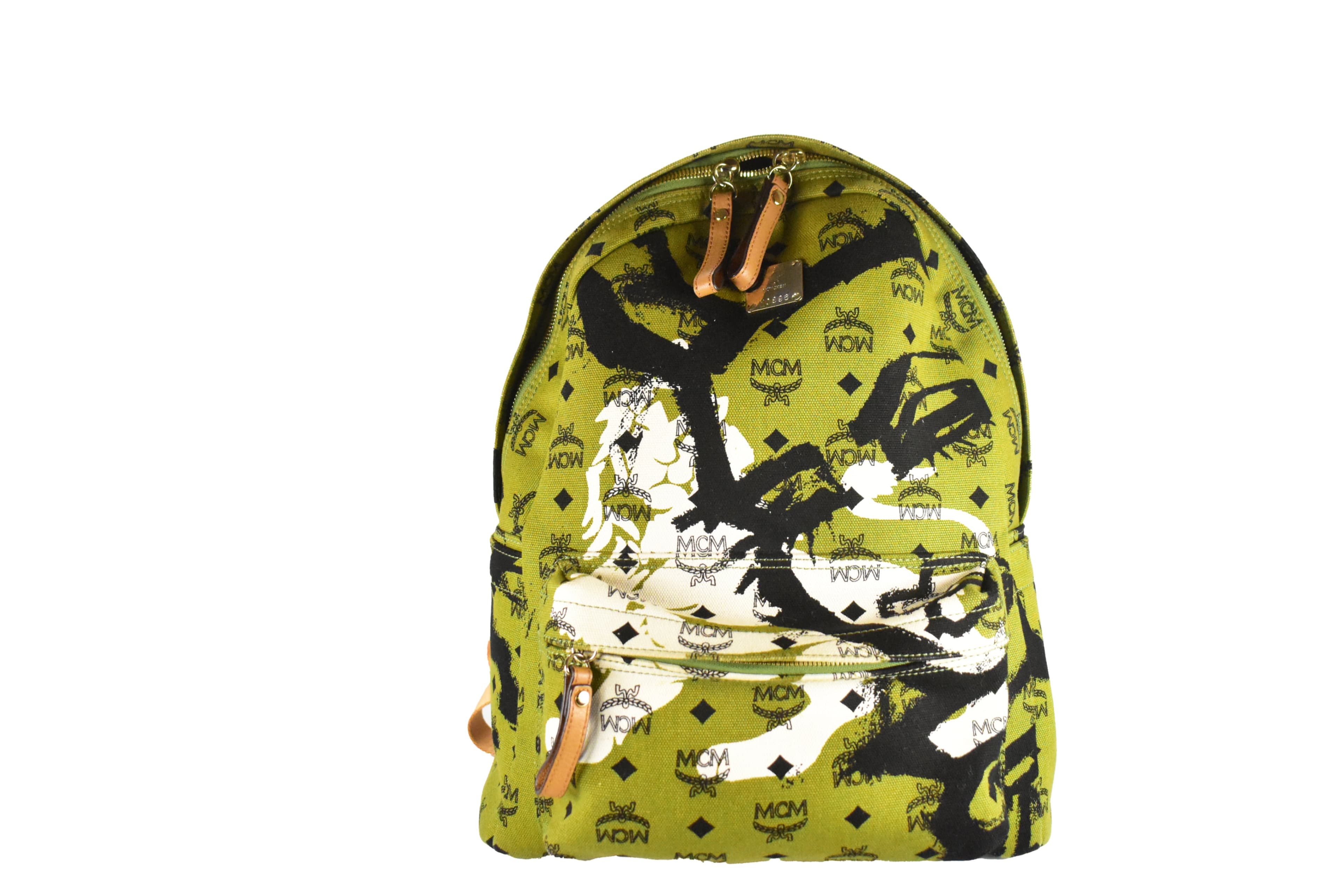 MCM RUCKSACK vintmarket.de HERREN DAMEN PATRICIA FIELD GRÜN 3742