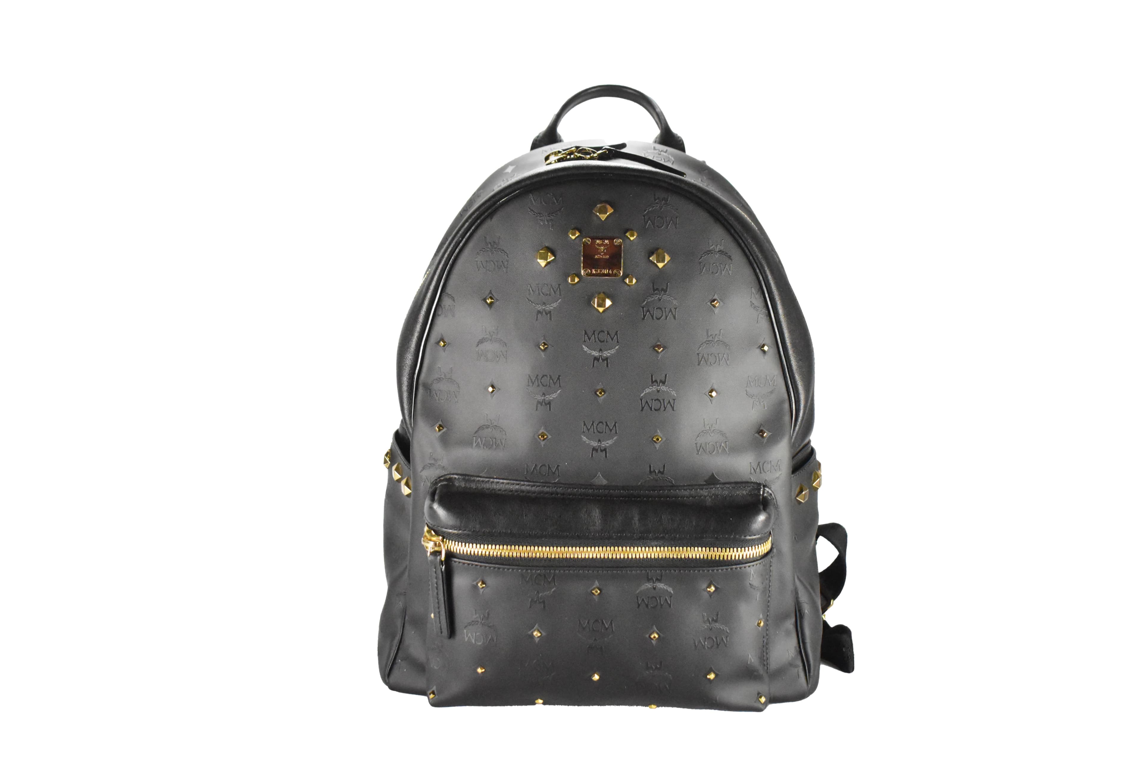 MCM RUCKSACK vintmarket.de DAME HERREN GROß SCHWARZ 3843