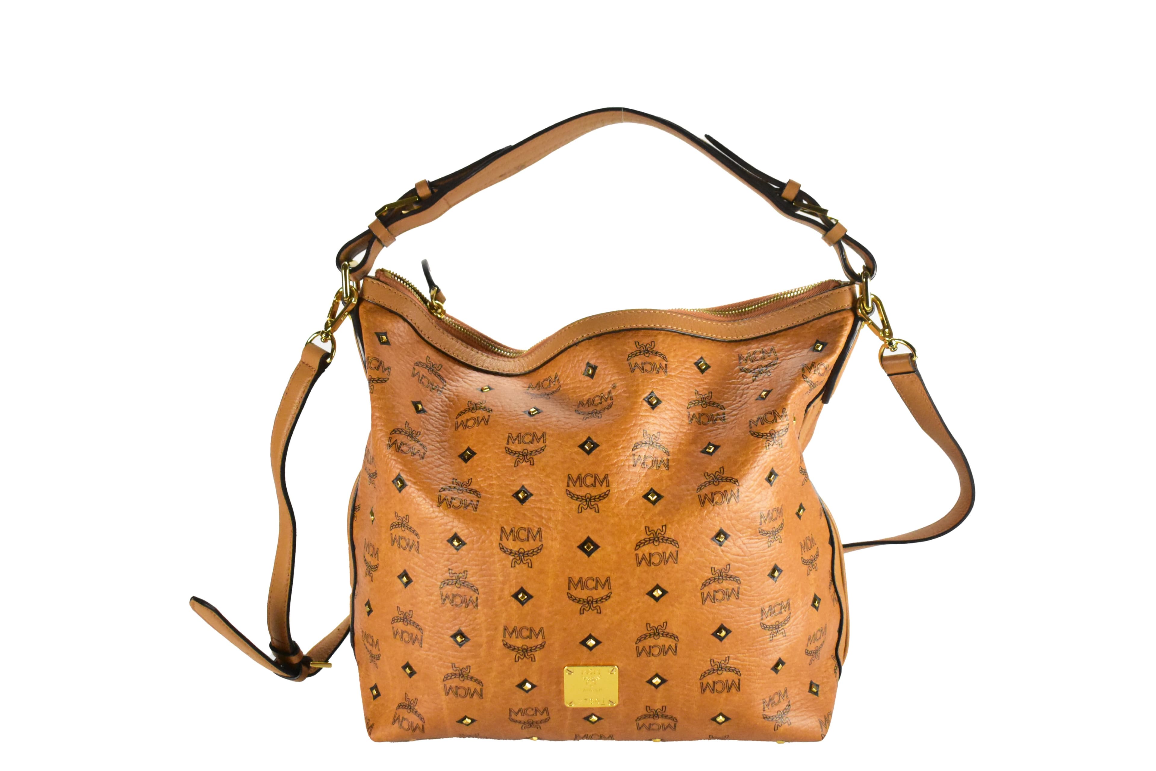 MCM SCHULTERTASCHE vintmarket-de CROSSBODY COGNAC 3871