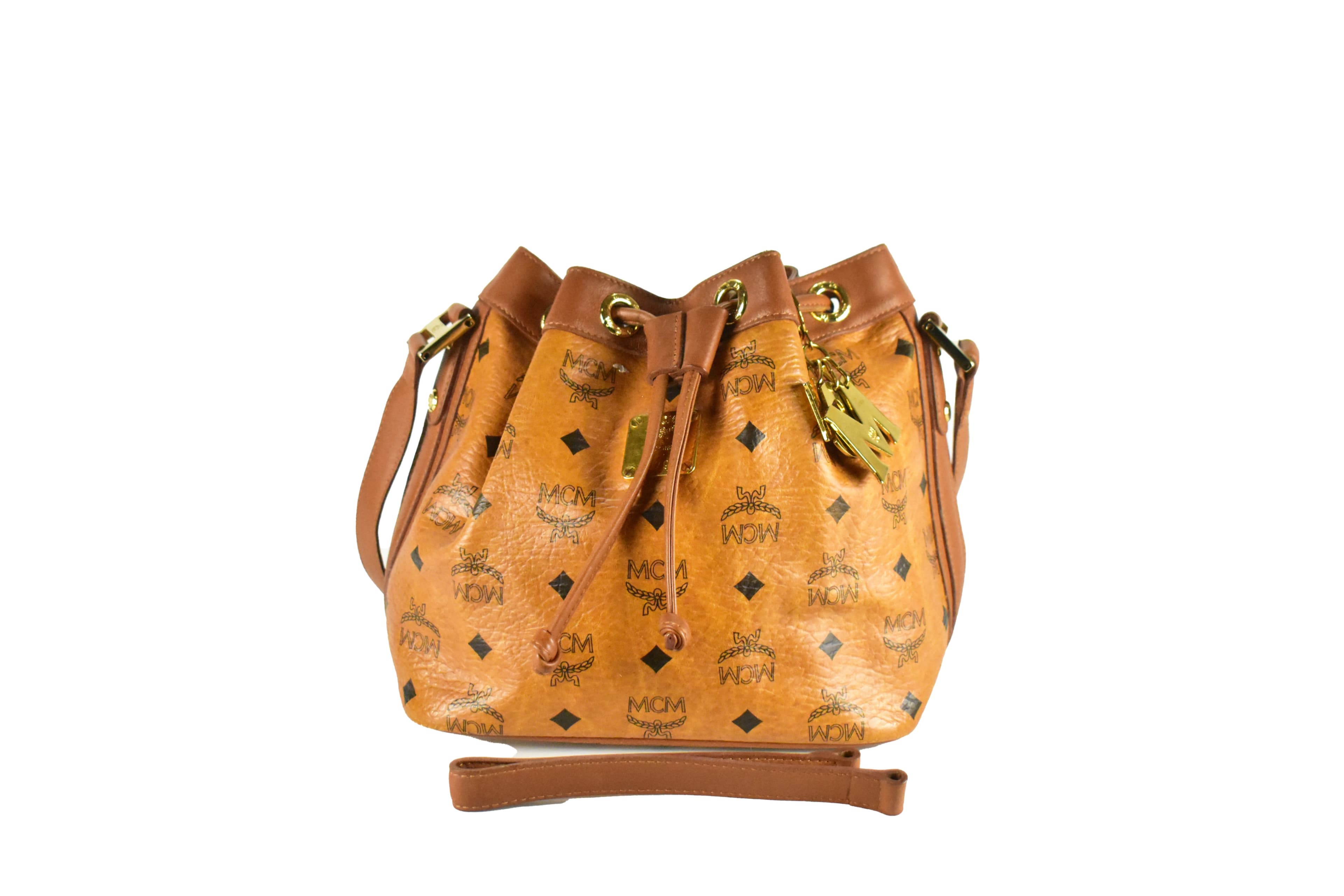 MCM BEUTELTASCHE vintmarket.de TASCHE HANDTASCHE COGNAC 3991