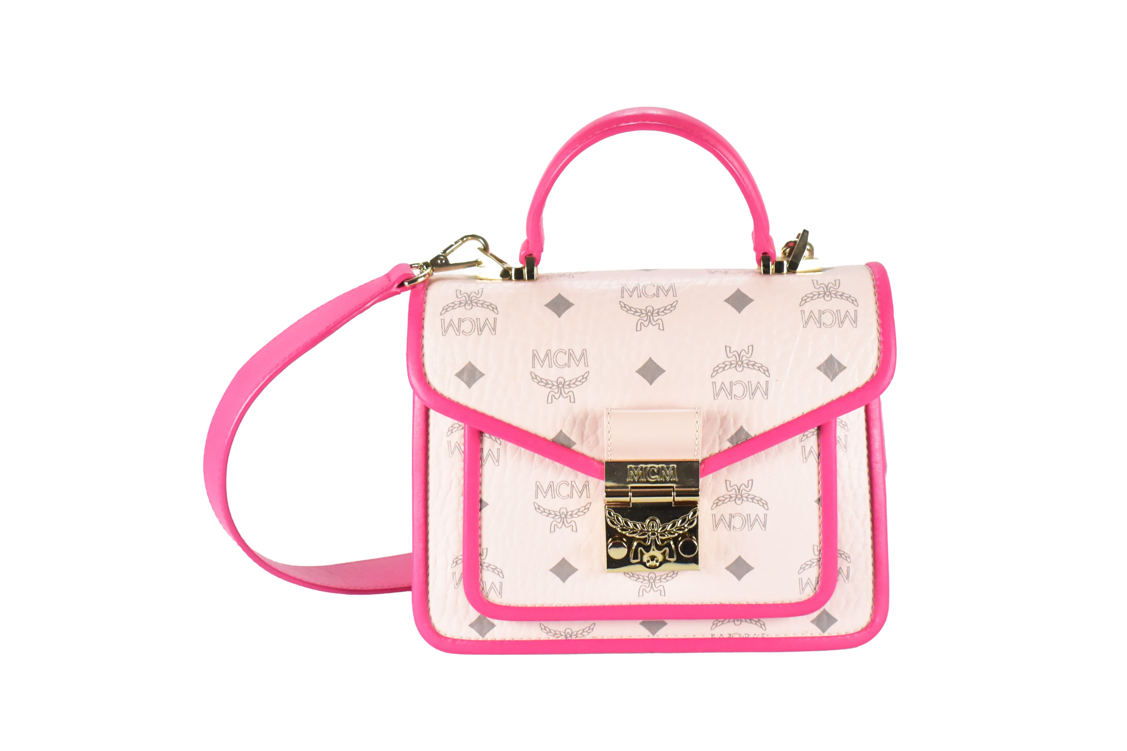 MCM MODELL: PATRICIA SCHULTERTASCHE vintmarket.de ROSA 4061