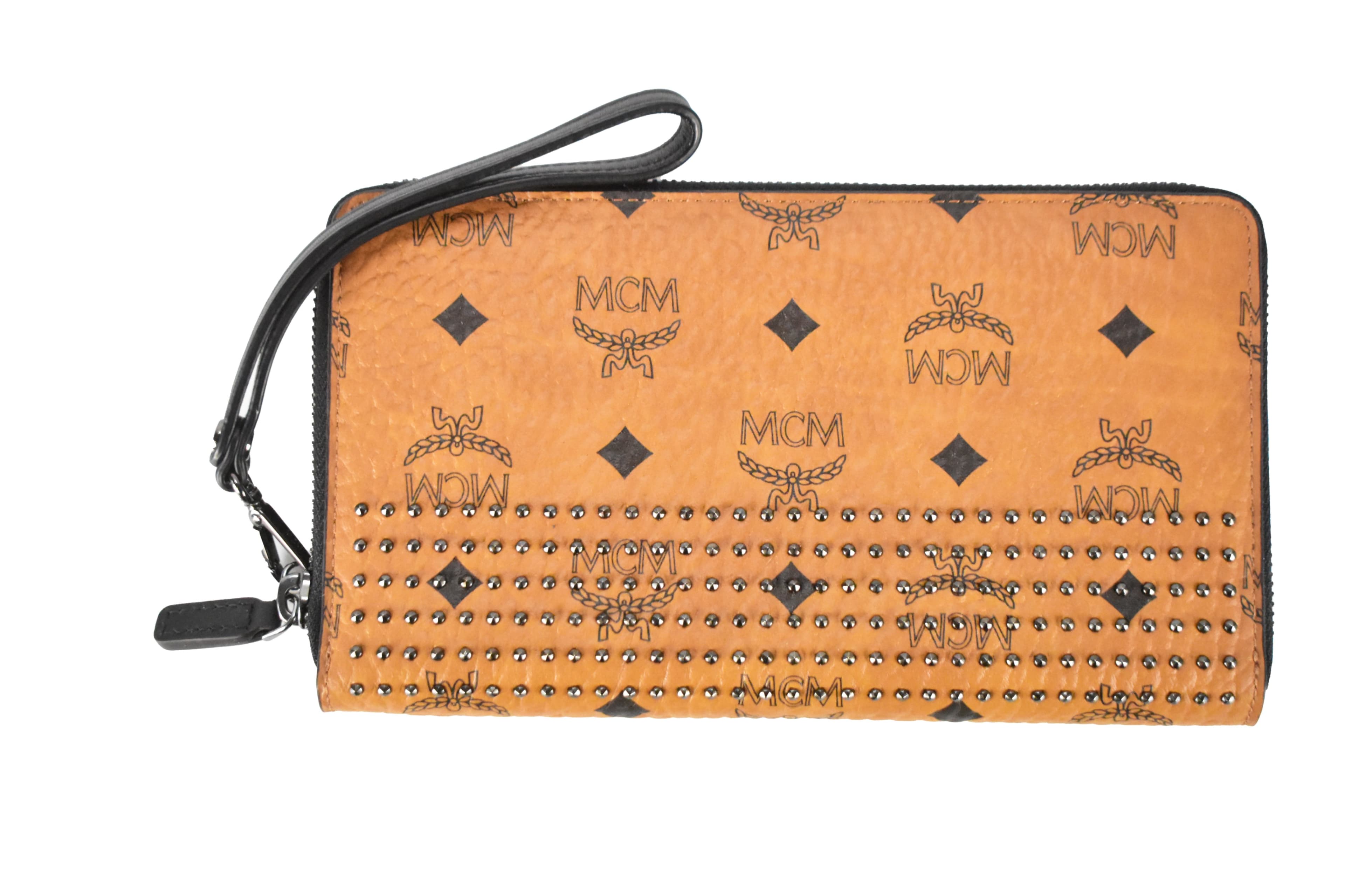 MCM vintmarket.de GELDBEUTEL PORTMONEE GELDBÖRSE COGNAC 4069