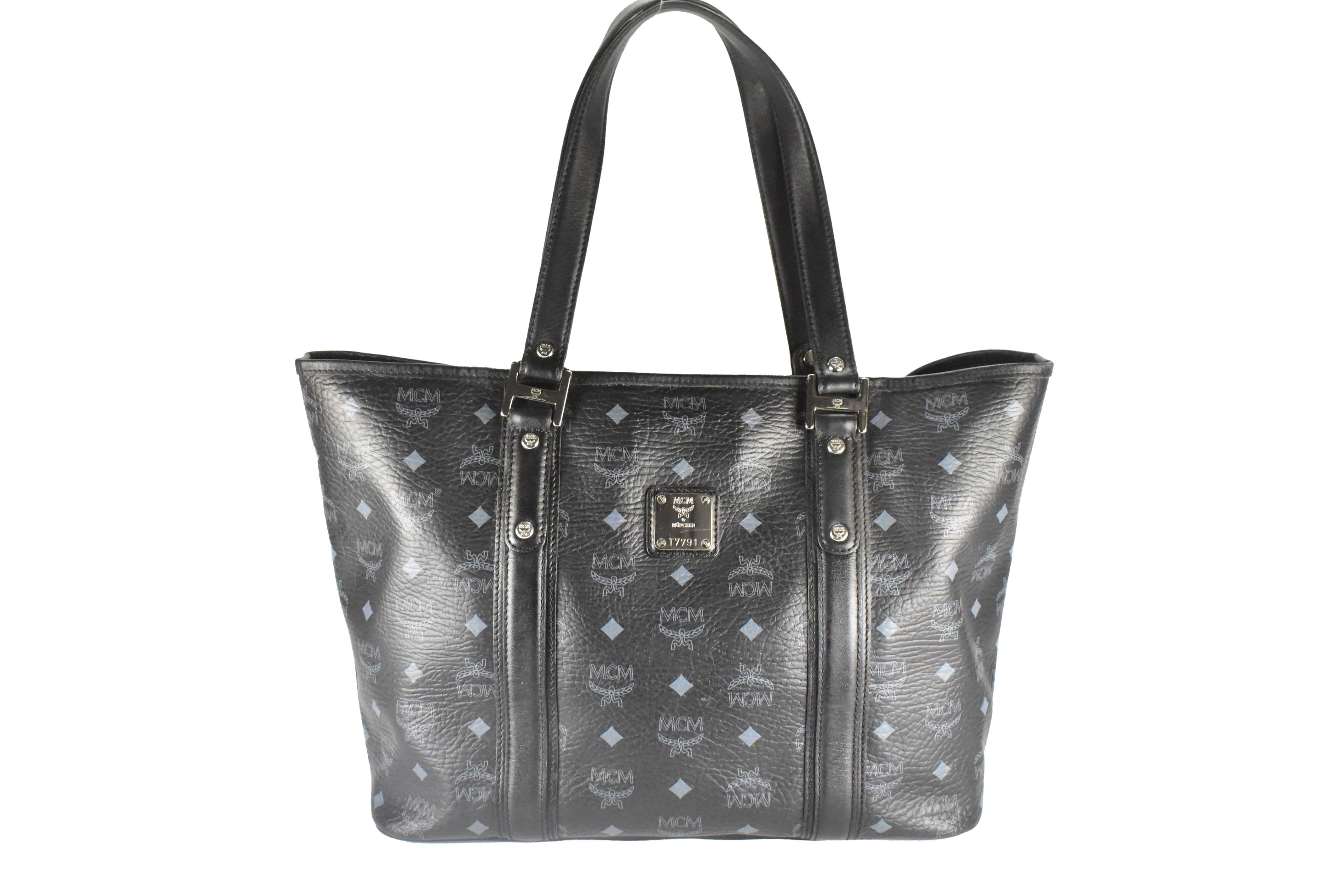 ✅MCM TASCHE vintmarket.de MEDIUM SHOPPER SCHWARZ 4187